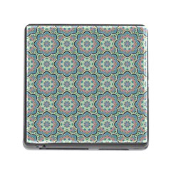 Decorative Ornamental Geometric Pattern Memory Card Reader (square) by TastefulDesigns