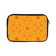 Solar Mandala  Orange Rangoli  Apple Ipad Mini Zipper Case by bunart