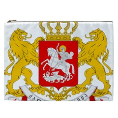 Greater Coat Of Arms Of Georgia  Cosmetic Bag (xxl)  by abbeyz71