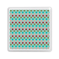 Large Colored Polka Dots Line Circle Memory Card Reader (square)  by Mariart
