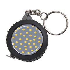 Limpet Polka Dot Yellow Grey Measuring Tapes by Mariart
