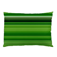 Horizontal Stripes Line Green Pillow Case