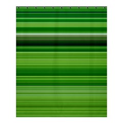Horizontal Stripes Line Green Shower Curtain 60  X 72  (medium)  by Mariart