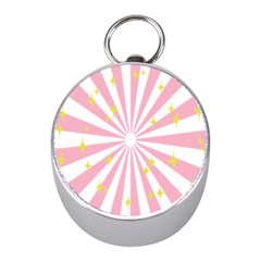 Hurak Pink Star Yellow Hole Sunlight Light Mini Silver Compasses