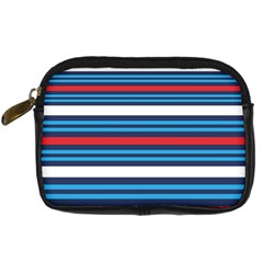 Martini Style Racing Tape Blue Red White Digital Camera Cases