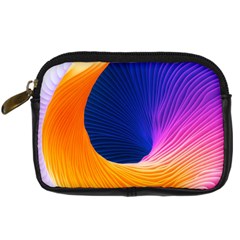 Wave Waves Chefron Color Blue Pink Orange White Red Purple Digital Camera Cases by Mariart