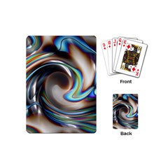 Twirl Liquid Crystal Playing Cards (mini)  by Simbadda