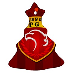 Shanghai Sipg F C  Christmas Tree Ornament (two Sides) by Valentinaart