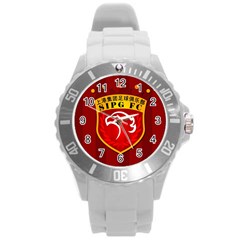 Shanghai Sipg F C  Round Plastic Sport Watch (l) by Valentinaart