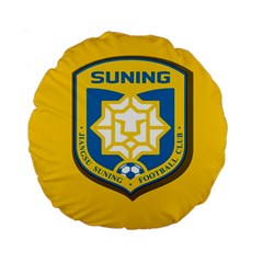Jiangsu Suning F C  Standard 15  Premium Round Cushions by Valentinaart