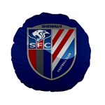 Shanghai Greenland Shenhua F.C. Standard 15  Premium Flano Round Cushions Front