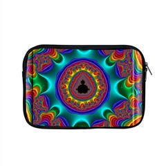 3d Glass Frame With Kaleidoscopic Color Fractal Imag Apple Macbook Pro 15  Zipper Case by Simbadda