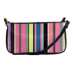 Seamless Colorful Stripes Pattern Background Wallpaper Shoulder Clutch Bags