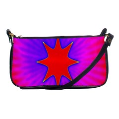 Pink Digital Computer Graphic Shoulder Clutch Bags by Simbadda