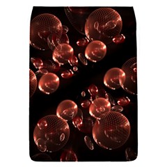 Fractal Chocolate Balls On Black Background Flap Covers (s)  by Simbadda