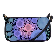 An Abstract Background Consisting Of Pastel Colored Circle Shoulder Clutch Bags by Simbadda
