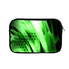 Abstract Background Green Apple Macbook Pro 13  Zipper Case by Simbadda