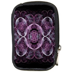 Fractal In Lovely Swirls Of Purple And Blue Compact Camera Cases by Simbadda