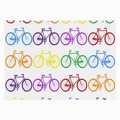 Rainbow Colors Bright Colorful Bicycles Wallpaper Background Large Glasses Cloth by Simbadda