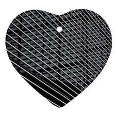 Abstract Architecture Pattern Heart Ornament (two Sides) by Simbadda