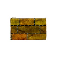 Classic Color Bricks Gradient Wall Cosmetic Bag (small)  by Simbadda