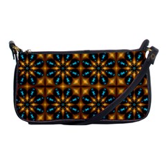 Abstract Daisies Shoulder Clutch Bags