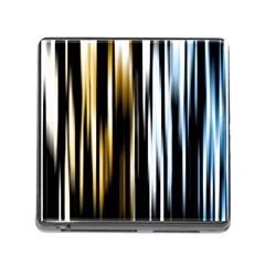 Digitally Created Striped Abstract Background Texture Memory Card Reader (square) by Simbadda