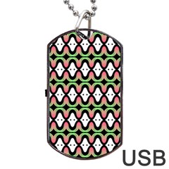 Abstract Pinocchio Journey Nose Booger Pattern Dog Tag Usb Flash (one Side) by Simbadda