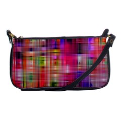 Background Abstract Weave Of Tightly Woven Colors Shoulder Clutch Bags