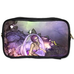 Wonderful Fairy In The Wonderland , Colorful Landscape Toiletries Bags 2-side by FantasyWorld7