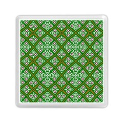 Digital Computer Graphic Seamless Geometric Ornament Memory Card Reader (square)  by Simbadda