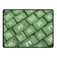 Pi Grunge Style Pattern Double Sided Fleece Blanket (small)  by dflcprints