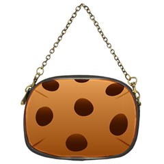 Cookie Chocolate Biscuit Brown Chain Purses (two Sides) 