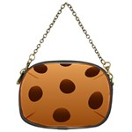 Cookie Chocolate Biscuit Brown Chain Purses (Two Sides)  Back