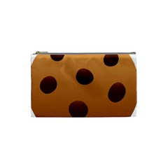 Cookie Chocolate Biscuit Brown Cosmetic Bag (small)  by Mariart