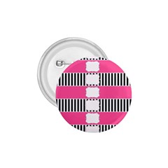 Custom Water Bottle Labels Line Black Pink 1 75  Buttons by Mariart