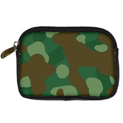 Initial Camouflage Como Green Brown Digital Camera Cases