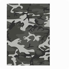 Initial Camouflage Grey Small Garden Flag (two Sides) by Mariart