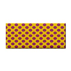 Polka Dot Purple Yellow Cosmetic Storage Cases