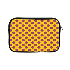 Polka Dot Purple Yellow Apple Ipad Mini Zipper Cases by Mariart