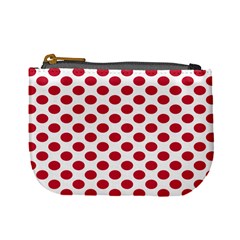 Polka Dot Red White Mini Coin Purses by Mariart