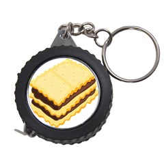 Sandwich Biscuit Chocolate Bread Measuring Tapes by Mariart