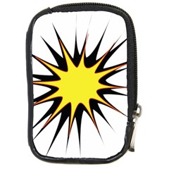 Spot Star Yellow Black White Compact Camera Cases