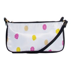 Stone Diamond Yellow Pink Brown Shoulder Clutch Bags