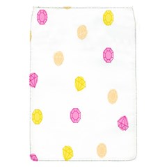 Stone Diamond Yellow Pink Brown Flap Covers (s)  by Mariart