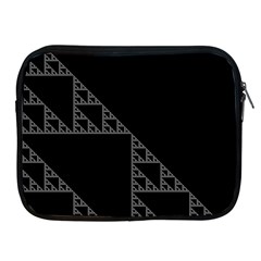 Triangle Black White Chevron Apple Ipad 2/3/4 Zipper Cases by Mariart