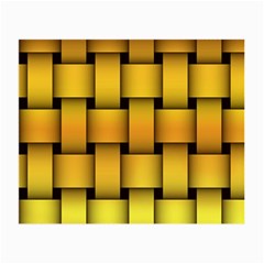 Rough Gold Weaving Pattern Small Glasses Cloth (2-side) by Simbadda