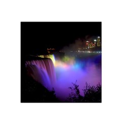 Niagara Falls Dancing Lights Colorful Lights Brighten Up The Night At Niagara Falls Satin Bandana Scarf by Simbadda