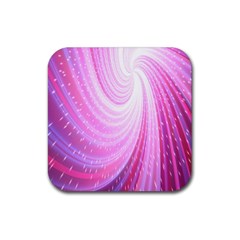 Vortexglow Abstract Background Wallpaper Rubber Coaster (square)  by Simbadda