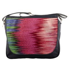 Rectangle Abstract Background In Pink Hues Messenger Bags by Simbadda